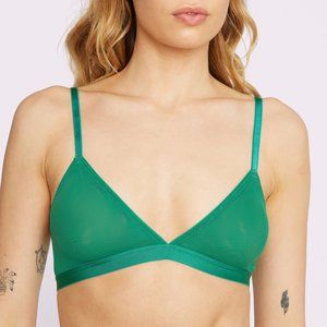 NWT Parade Silky Mesh Triangle Bralette - Small